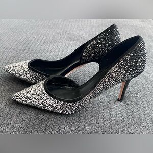 White House Black Market Ella Ombré Embellished High Heel Pumps, Size 7